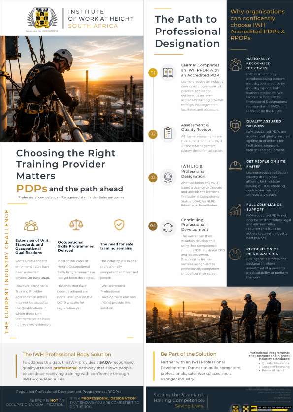 IWH PDP & RPDP information flyer